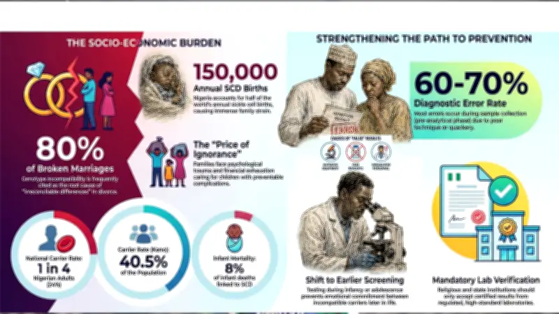 40% Inaccurate Lab Results Fuel Nigeria's Sickle Cell Crisis