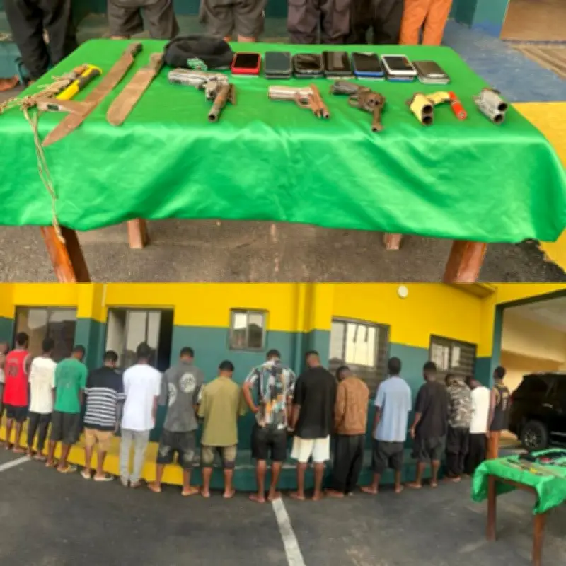 Abia Police Arrest 17 Suspected Cultists Over Murder of Two Young Men