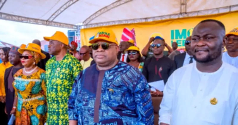 Adeleke Escapes Podium Collapse at Osun Rally; Officials Downplay Incident