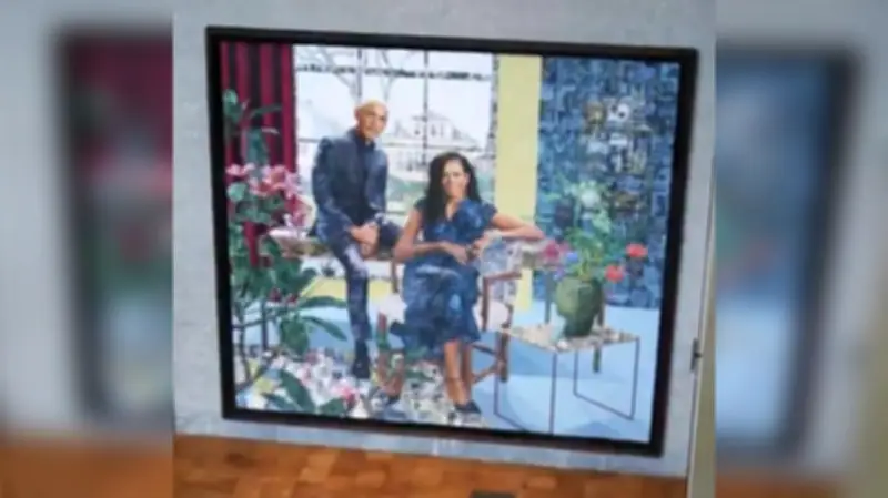 Akunyili Crosby's Daughter Unveils Obama Portrait for Presidential Center