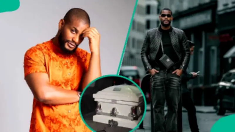 Alexx Ekubo's Body Arrives Arochukwu Palace Amid Tears and Prayers