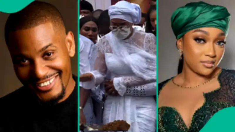 Alexx Ekubo's Pregnant Wife Anwuli Performs Final Act at Graveside