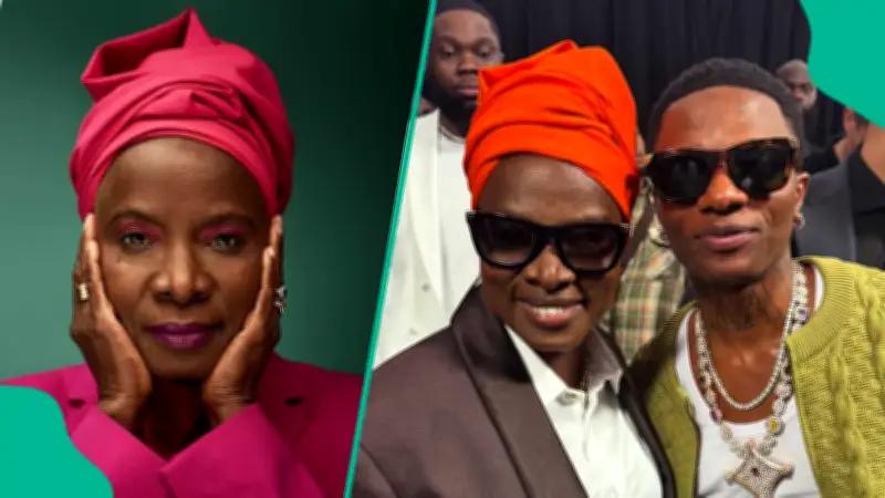 Angelique Kidjo Gushes After Meeting Wizkid for First Time at Paris Fashion Week
