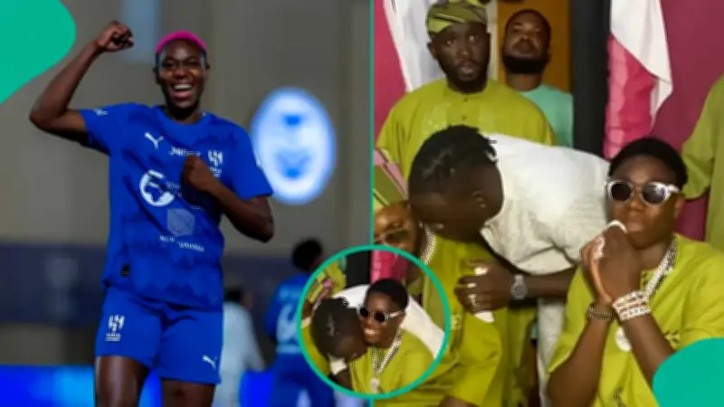 Asisat Oshoala’s Reaction After Male Colleague Kissed Her at Party Sparks Buzz: “No Be by Force”