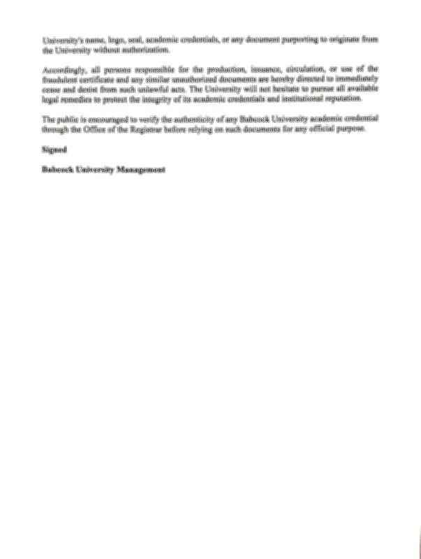 Babcock University disowns Carter Efe's alleged certificate, threatens legal action