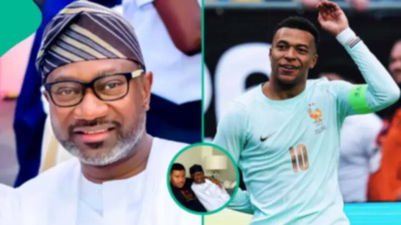 Billionaire Femi Otedola Celebrates Only Son Fewa's Birthday, Calls Him Mbappe