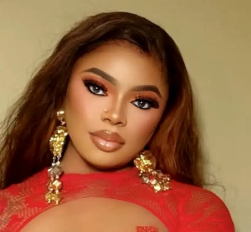 Bobrisky Criticizes Ladies' Outfits at Alexx Ekubo's Service of Songs