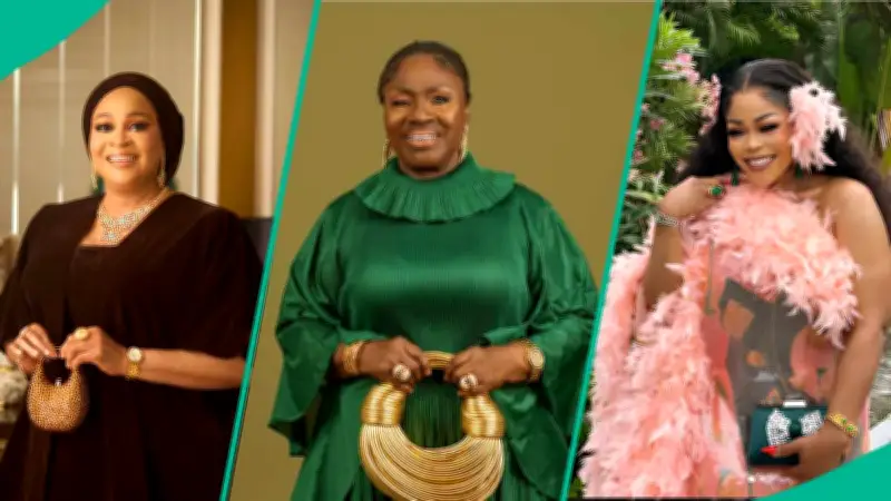 Bukky Wright, Shaffy Bello, Toyin Adewale Kneel to Greet Mama Rainbow in Viral Video