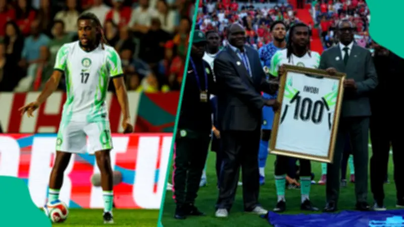 CAF Hails Alex Iwobi After Reaching 100 Super Eagles Caps Milestone