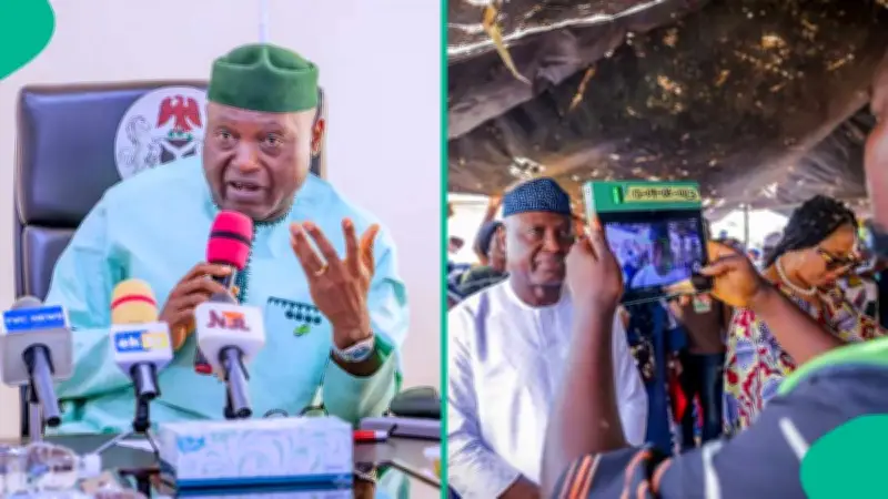 Ekiti Governor Oyebanji Votes, Denies Vote-Buying Allegations in 2026 Election