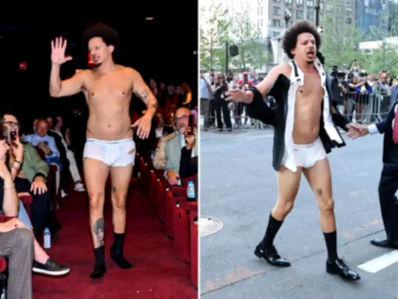Eric André Strips to Underwear at 'Little Brother' Premiere in NYC Stunt