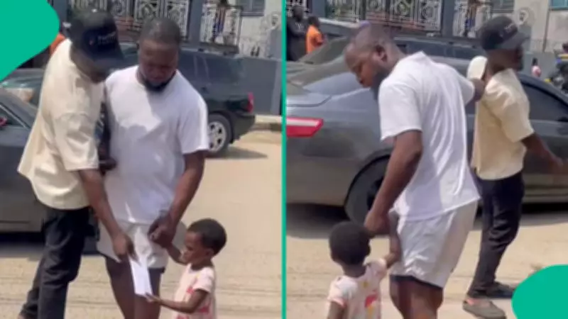 Father Confronts Stranger for Giving Child Envelope, Melts After Finding Cash Inside