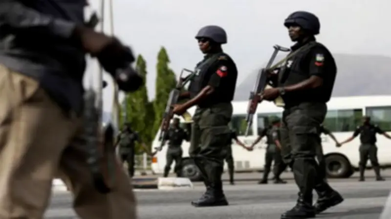FCT Police Parade Kidnapping Suspects and Rescue Chained Woman