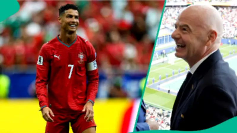 FIFA President Infantino Congratulates Ronaldo on Historic World Cup Record