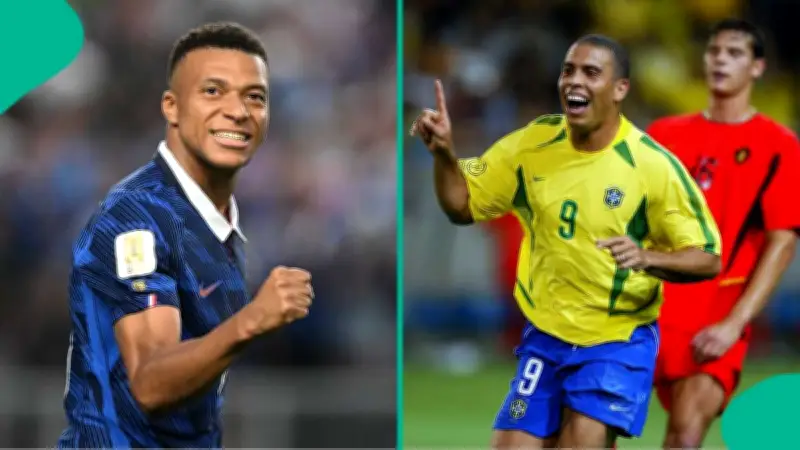 France Captain Kylian Mbappe Equals Brazilian Legend Ronaldo's World Cup Record