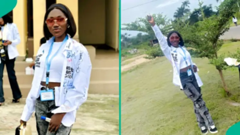 FUOYE Finance Student Who Had Upper Credit in OND Finally Bags Degree, Breaks Family Record