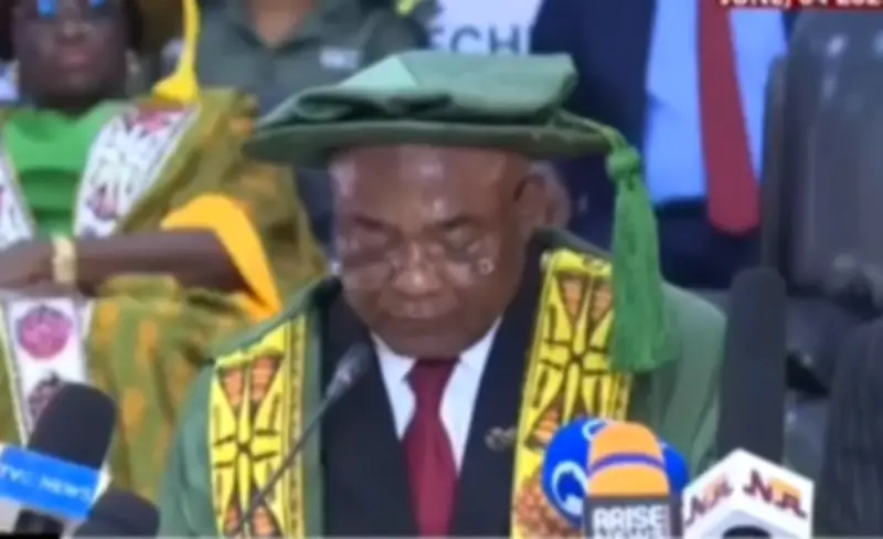 Imo Governor Hope Uzodinma Struggles with English Word at FUTO Lecture