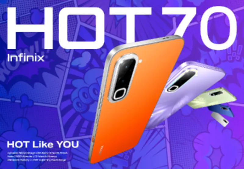 Infinix HOT 70 Series: Express Your Personality Through Dynamic Smartphone Colors