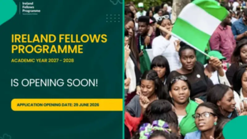 Ireland Announces Fully Funded Fellows Programme for Nigerians and Ghanaians