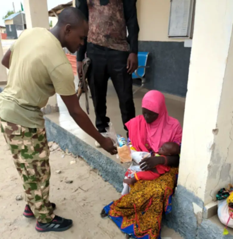 ISWAP Fighter's Wife Surrenders with Baby in Borno