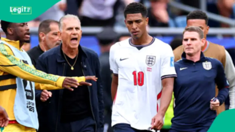 Jude Bellingham and Ghana Coach Carlos Queiroz Clash at 2026 World Cup