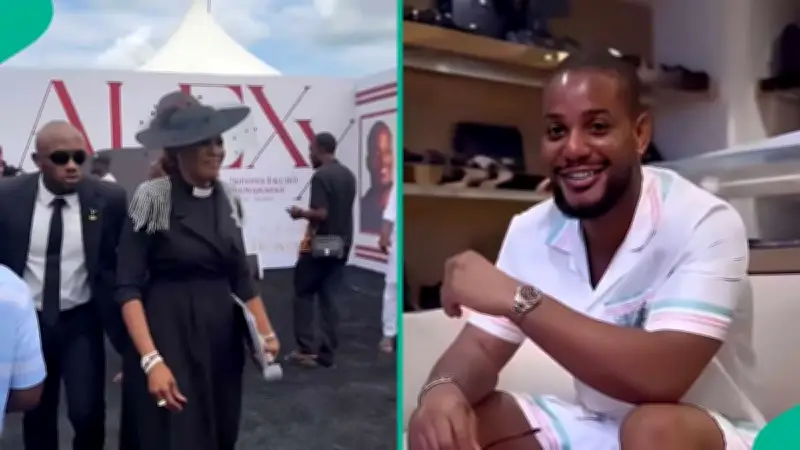 Lady Spots Worrying Detail in Pastor Eno Jerry’s Video at Alexx Ekubo’s Burial