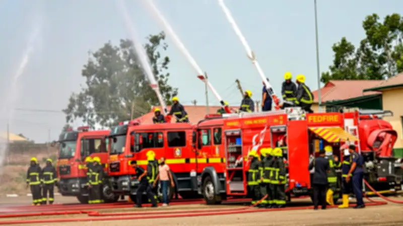 Lagos Firefighters Avert Major Disaster at Polaris Bank Building