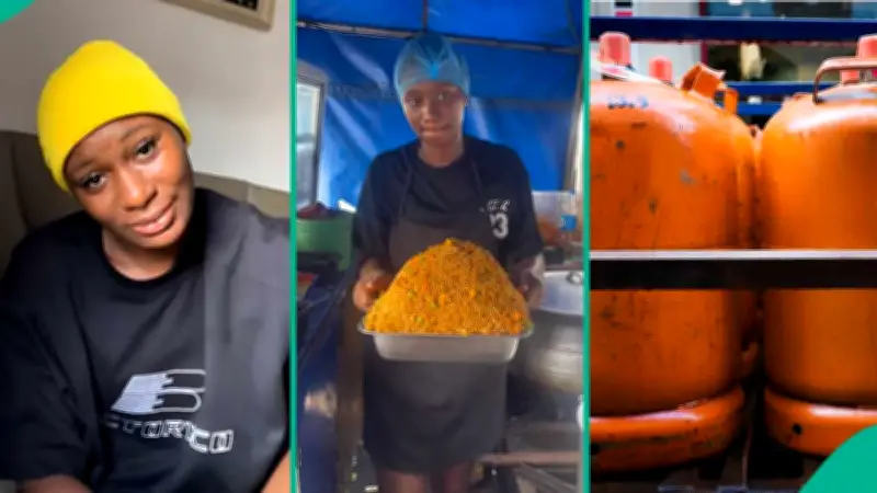 Lagos Food Vendor Laments High Cooking Gas Price, Says 1kg Now N2,500