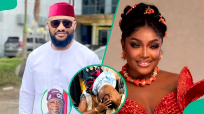 Lizzy Gold and Yul Edochie in Matching Outfits at Chief Imo's Event Spark Speculation