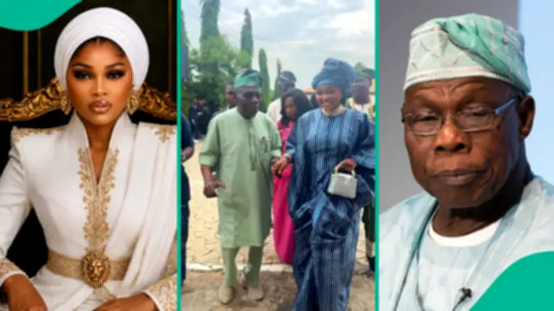 Mercy Aigbe's Video with Obasanjo Amid Insecurity Sparks Mixed Reactions