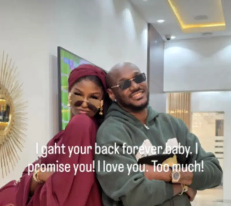 Natasha Idibia Declares Love for 2Face, Shares Family Video Online
