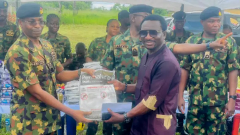 Naval Base Oguta Provides Free Medical Care and Relief to Izombe Community