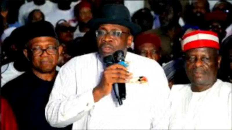 NDC Chairman Seriake Dickson Rejects Claims Party Owes Peter Obi Favors