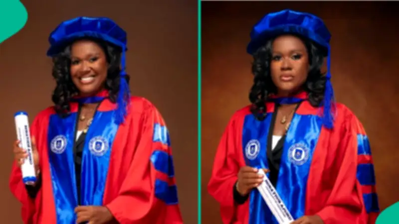 Nigerian Lady Earns PhD at 27 from Ignatius Ajuru University, Shares Inspiring Story