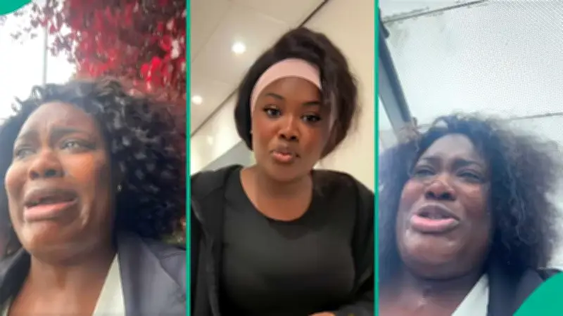 Nigerian Lady in UK Weeps Over Struggles, Cites Insecurity as Reason Not to Return Home