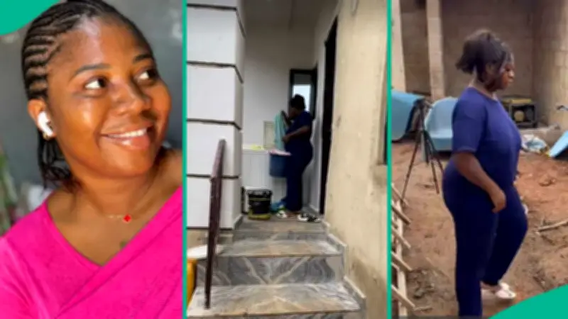 Nigerian Lady Shows Off New House, Recalls Traumatic Landlady Experience
