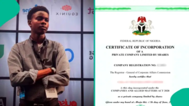 Nigerian Man Becomes First in Family to Own Registered Tech Company