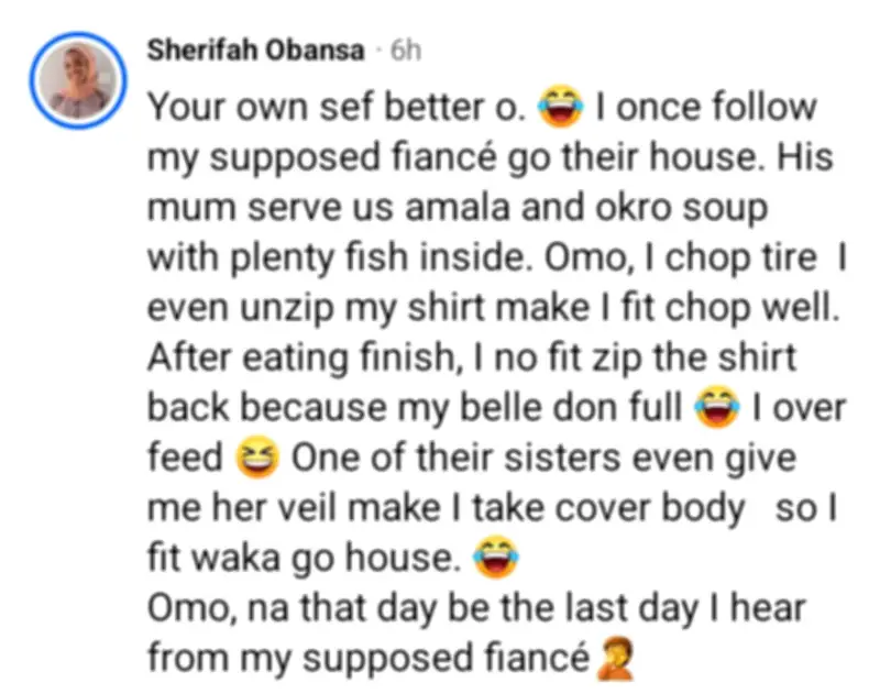 Nigerian Woman Ghosted by Fiance After Overeating During Family Visit