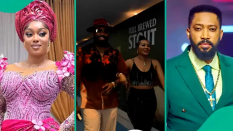 Nigerians Identify Lady Spotted With Frederick Leonard Amid Marital Crisis