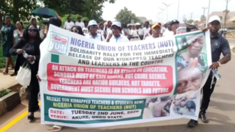 Ondo NUT Demands Safe Schools, Urges Release of Abducted Oyo Teachers and Pupils