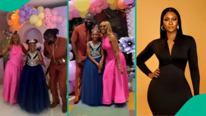 Osas Ighodaro and Ex-Husband Gbenro Ajibade Reunite at Daughter's 10th Birthday