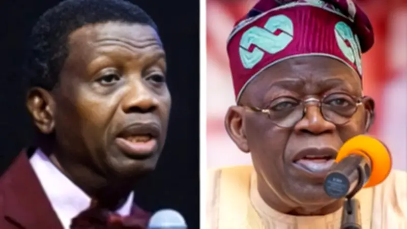 Pastor Adeboye defends Tinubu over insecurity, says he shouldn't fight on frontlines