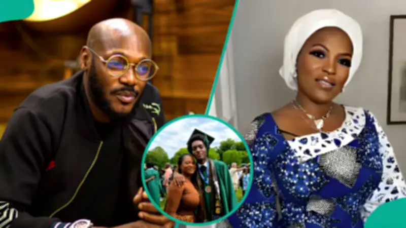 Pero Osaiyemi Celebrates Son Justin's High School Graduation; 2Baba Absent