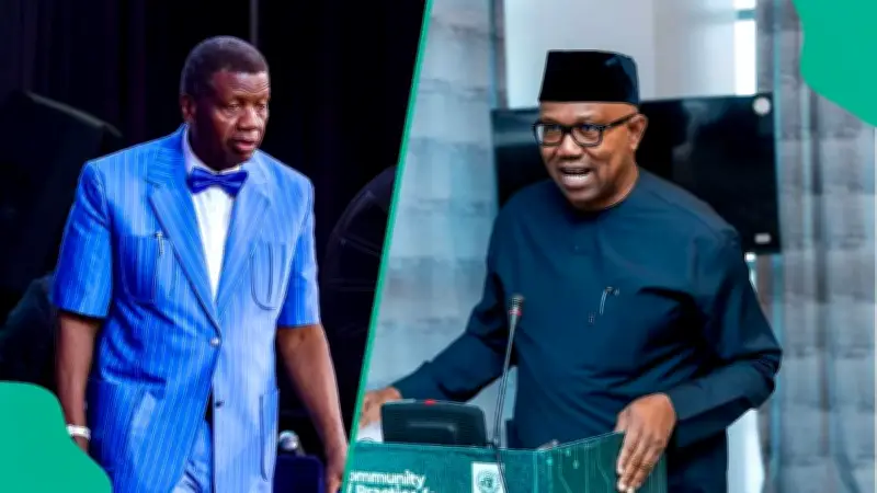 Peter Obi Warns Youths Against Targeting Pastor Adeboye Politically