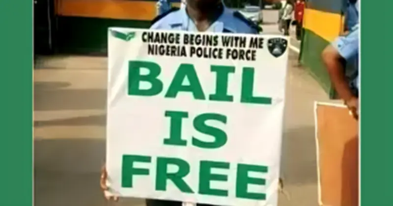 Police Warn Nigerians: Bail Is Free, Report Extortion at 080-570-00001