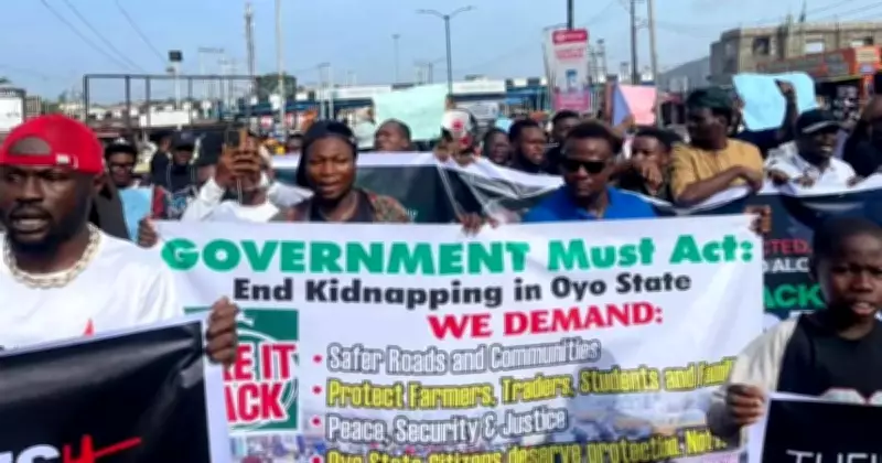 Protest in Ibadan Over Abducted Oyo Pupils, Teachers as NUT Begins Indefinite Strike