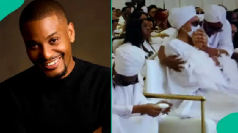 Rare Video of Alexx Ekubo's Widow Surfaces at Service of Songs