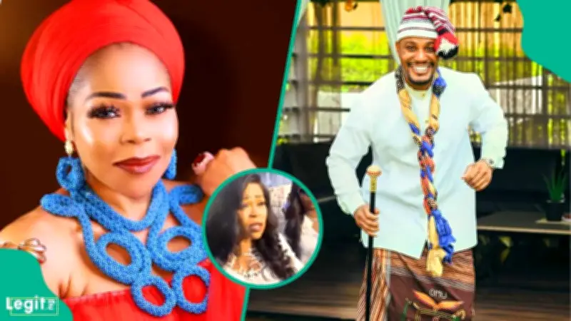Shaffy Bello Walks Away After Interviewer Stops Her at Alexx Ekubo's Service of Songs