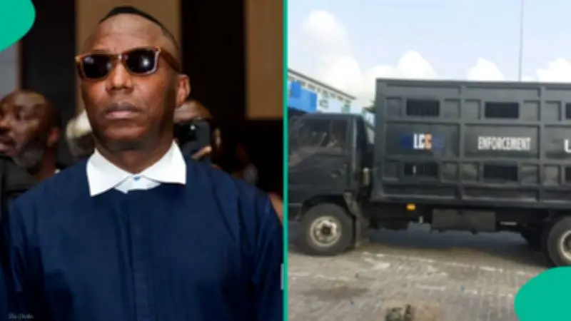 Sowore Refuses to Enter Black Maria After Court Orders Detention, Video Emerges