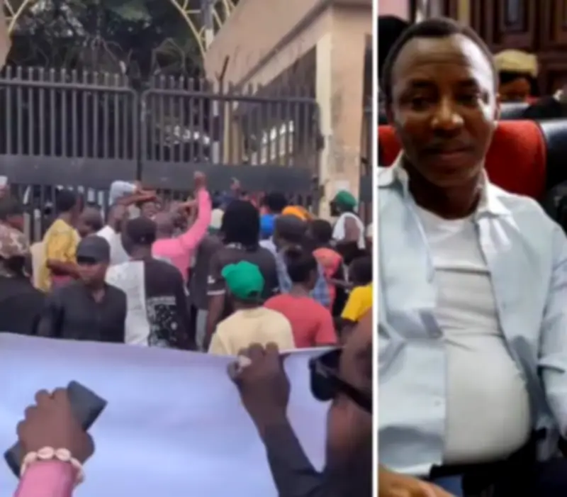 Sowore Remanded in Kuje Prison Till June 30 as Supporters Chant 'Free Sowore'